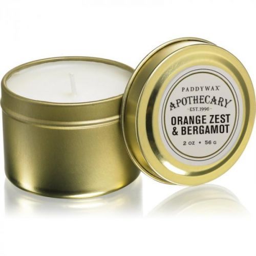 Paddywax Apothecary Orange Zest & Bergamot scented candle in tin 56 g