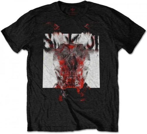 Slipknot Unisex Tee Devil Single - Logo Blur (Back Print) XL