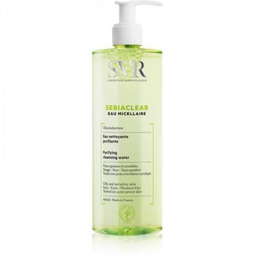 SVR Sebiaclear Eau Micellaire Mattifying Micellar Water For Oily And Problematic Skin 400 ml