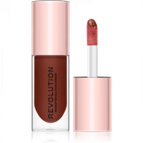 Makeup Revolution Pout Bomb Plumping Lip Gloss with High Gloss Effect Shade Cookie 4,6 ml