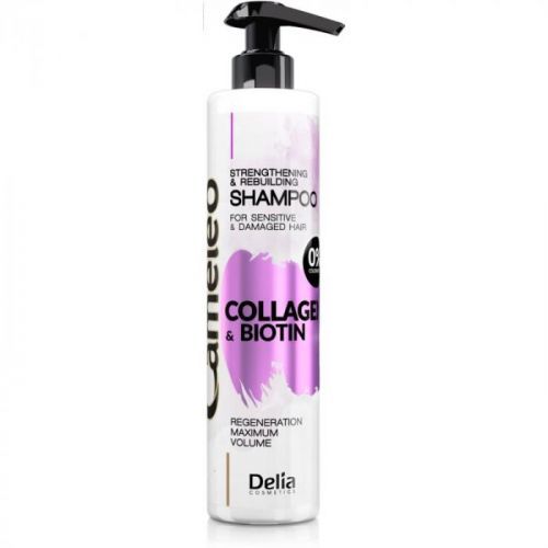 Delia Cosmetics Cameleo Collagen & Biotin Energising Shampoo For Damaged And Fragile Hair 250 ml