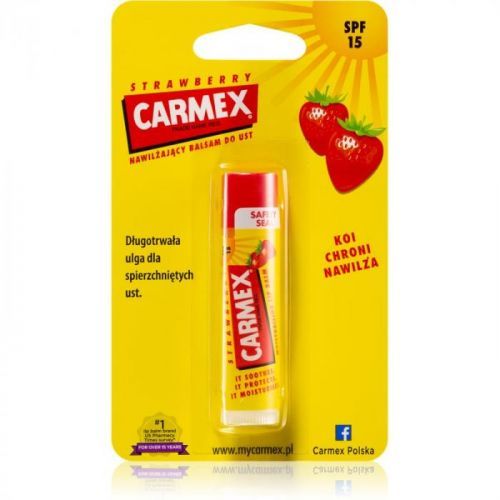 Carmex Strawberry Moisturising Lip Balm SPF 15 4,25 g