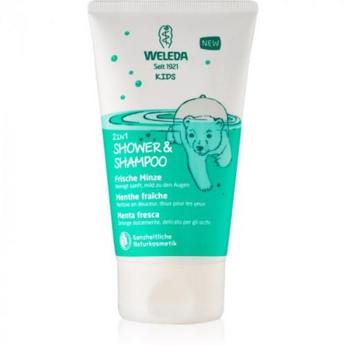 Weleda Kids Magic Mint Shower Cream and Shampoo for Children 2 in 1 150 ml