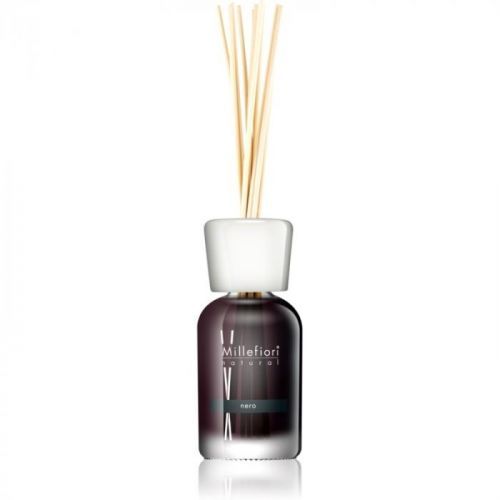 Millefiori Natural Nero aroma diffuser with filling 100 ml