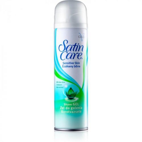 Gillette Satin Care Sensitive Skin Shaving Gel For Women Aloe Vera 200 ml