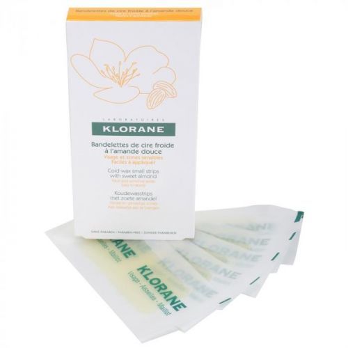 Klorane Hygiene et Soins du Corps Depilatory Wax Strips For Face And Sensitive Areas 6 pc