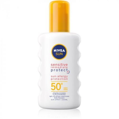 Nivea Sun Protect & Sensitive Protective Sunscreen Spray SPF 50+ 200 ml