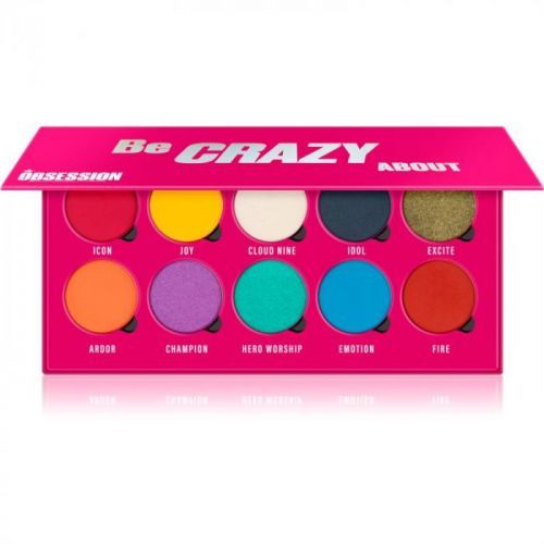 Makeup Obsession Be Crazy About Eyeshadow Palette 10 x 1,30 g