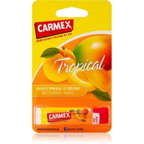 Carmex Tropical Moisturising Lip Balm (Peach and Mango) 4,25 g