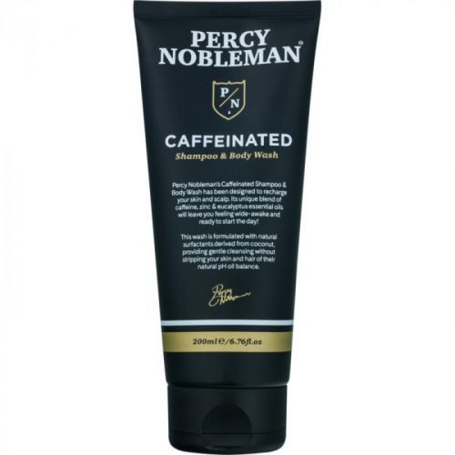Percy Nobleman Hair Caffeine Shampoo For Men for Body and Hair 200 ml