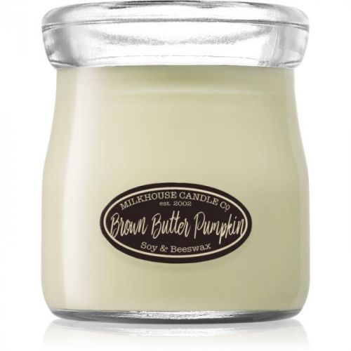 Milkhouse Candle Co. Creamery Brown Butter Pumpkin scented candle Cream Jar 142 g