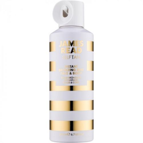 James Read Self Tan Bronzing Spray with Immediate Effect for Face and Body 200 ml
