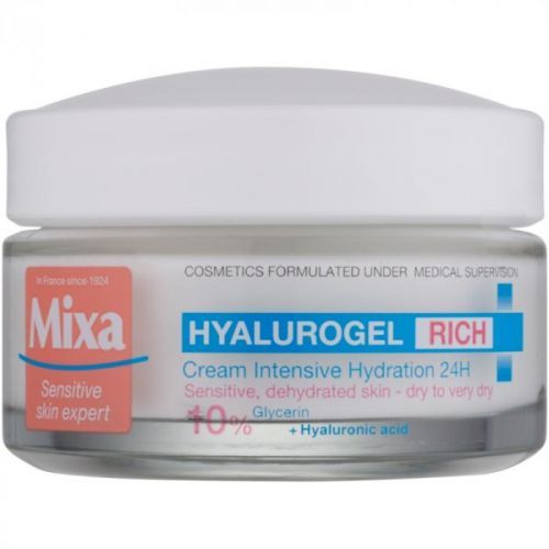 MIXA Hyalurogel Rich Intense Daily Moisturiser with Hyaluronic Acid 50 ml
