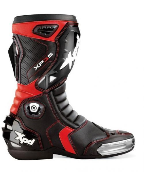 XPD XP3-S Black Red Motorcycle Boots 40