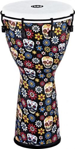 Meinl Alpine Series Synthetic Djembe 10'' Day of the Dead Finish