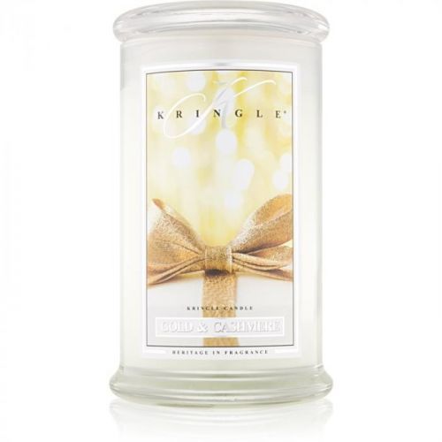 Kringle Candle Gold & Cashmere scented candle 624 g