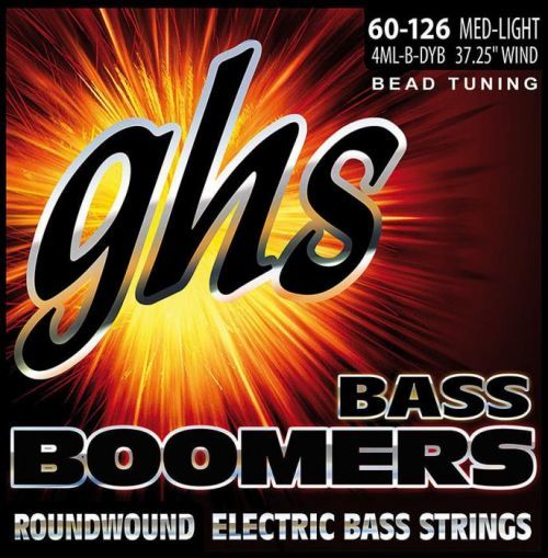 GHS 4ML-B-DYB BEAD Tuned Bass Boomers Medium Light