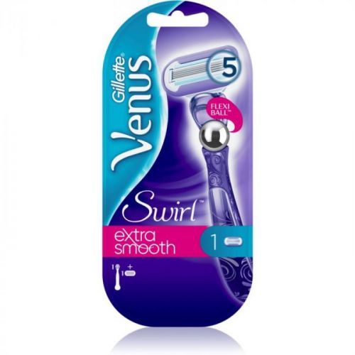 Gillette Venus Swirl Extra Smooth Shaver + Spare Blades 1 pcs