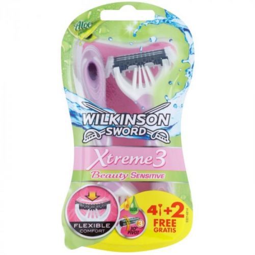 Wilkinson Sword Xtreme 3 Beauty Sensitive Disposable Razors 6 pc