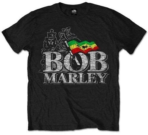 Bob Marley Unisex Tee Distressed Logo L