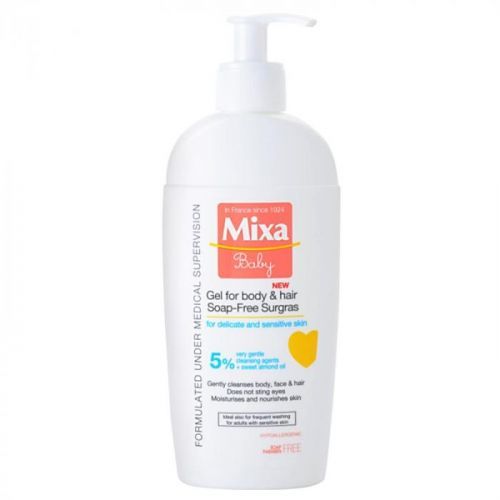 MIXA Baby Shower Gel And Shampoo 2 In 1 for Kids 250 ml