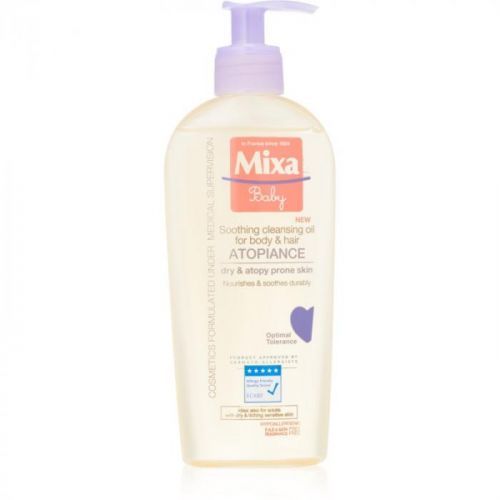 MIXA Atopiance Soothing Cleansing Oil for Hair and Skin Prone to Atopy 250 ml