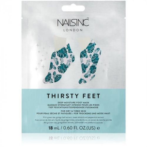 Nails Inc. Thirsty Feet Hydrating Mask for Legs 18 ml