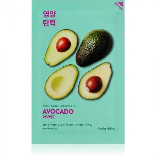 Holika Holika Pure Essence Avocado Calming Face Sheet Mask 20 ml