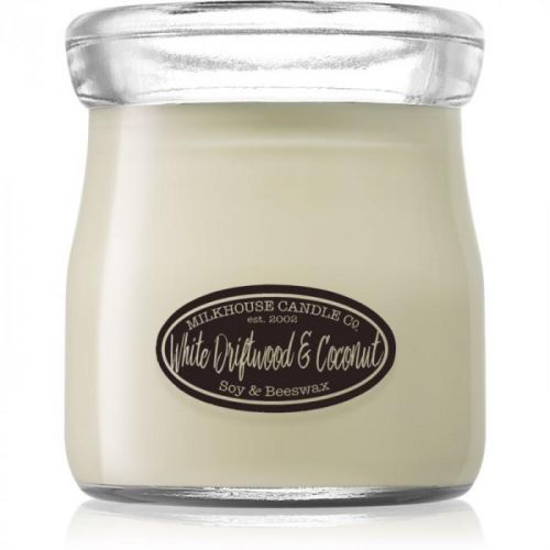 Milkhouse Candle Co. Creamery White Driftwood & Coconut scented candle Cream Jar 142 g