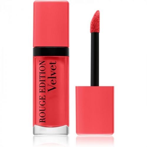 Bourjois Rouge Edition Velvet Liquid Lipstick with Matte Effect Shade 04 Peach Club 7,7 ml
