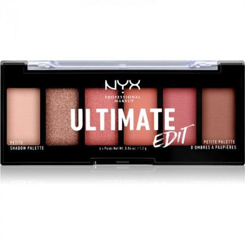 NYX Professional Makeup Ultimate Edit Petite Shadow Eyeshadow Palette Shade 01 Warm Neutrals 6x1,2 g