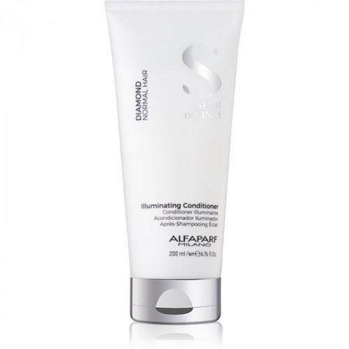 Alfaparf Milano Semi di Lino Diamond Illuminating Brightening Conditioner for Glossy Hair that's Easy to Comb 200 ml