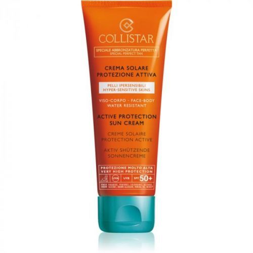 Collistar Special Perfect Tan Active Protection Sun Cream Protective Sun Cream SPF 50+ 100 ml