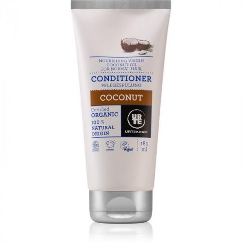 Urtekram Coconut Conditioner with Coconut Oil with Nourishing and Moisturizing Effect 180 ml