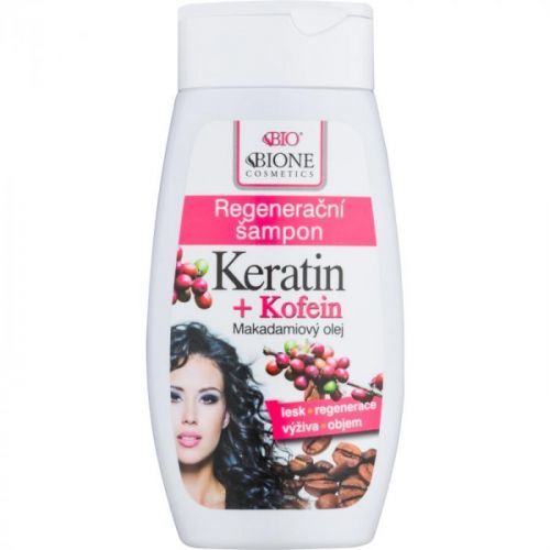 Bione Cosmetics Keratin Kofein Regenerating Shampoo 260 ml