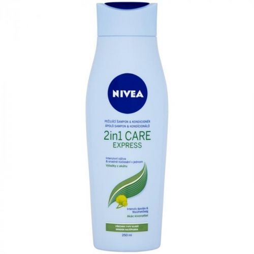 Nivea 2in1 Care Express Protect & Moisture Shampoo And Conditioner 2 In 1 for All Hair Types 250 ml