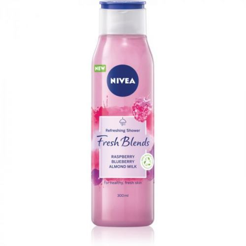 Nivea Fresh Blends Raspberry & Blueberry & Almond Milk Refreshing Shower Gel 300 ml