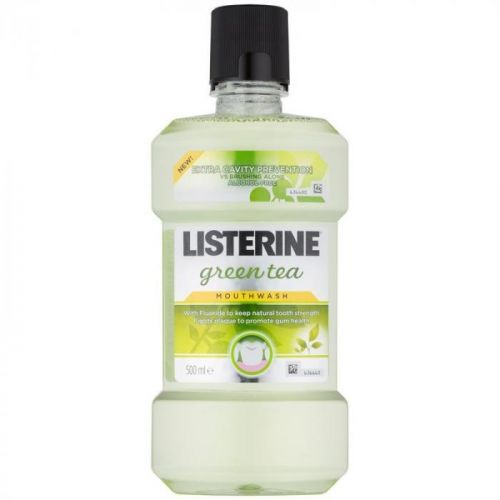 Listerine Green Tea Mouthwash For Tooth Enamel Reinforcement 500 ml