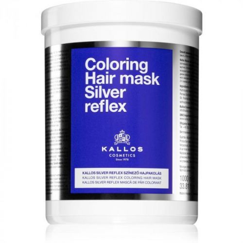 Kallos Silver Reflex Hair Mask for Yellow Tones Neutralization 1000 ml
