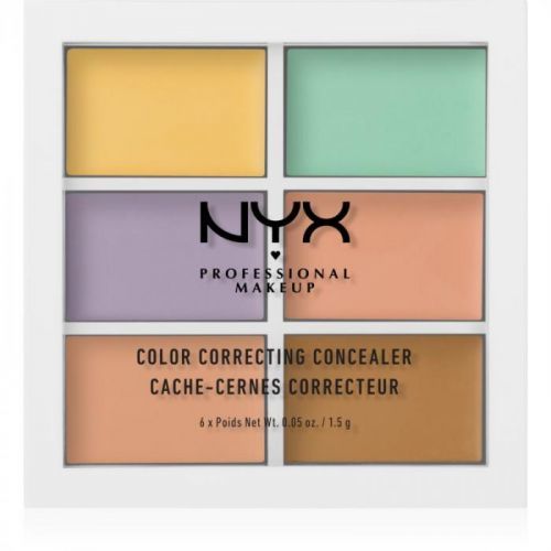 NYX Professional Makeup Color Correcting Color Correcting Palette Shade 04 6 x 1,5 g