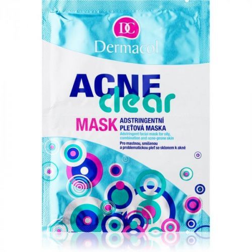 Dermacol Acneclear Face Mask for Problematic Skin, Acne 2x8 g