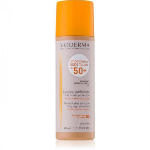 Bioderma Photoderm Nude Touch Tinted Fluid for Combination to Oily Skin SPF 50+ Shade Golden  40 ml
