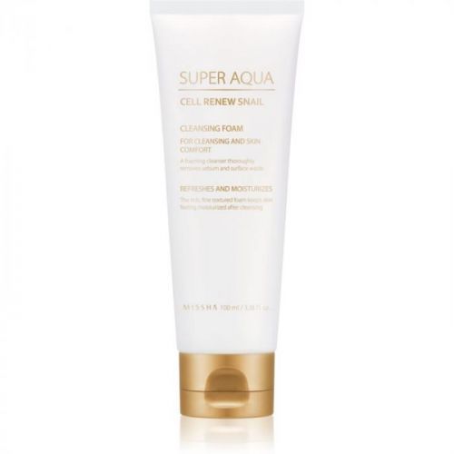 Missha Super Aqua Cell Renew Snail Cleansing Foam with Snail Extract 100 ml