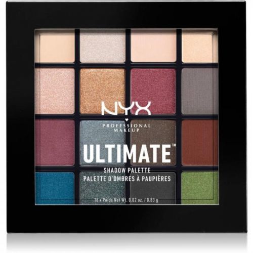 NYX Professional Makeup Ultimate Shadow Eyeshadow Palette Shade 01 Smokey And Highlight 16 x 0,83 g
