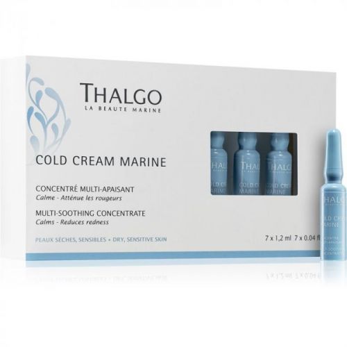 Thalgo Cold Cream Marine Regeneration Concentrate for Sensitive and Irritable Skin 7x1,2 ml