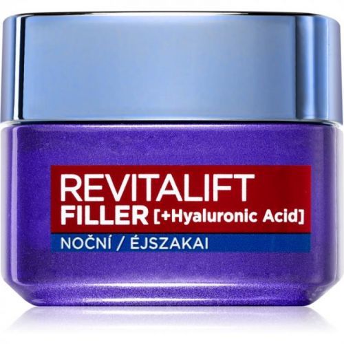 L’Oréal Paris Revitalift Filler Filling Night Cream with Anti-Aging Effect 50 ml