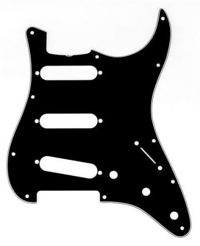 Fender 62' Strat Pickguard Black