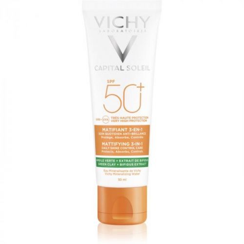 Vichy Capital Soleil Mattifying 3-in-1 Protective Matt Cream for Face SPF 50+ 50 ml
