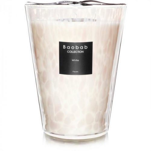 Baobab White Pearls scented candle 24 cm