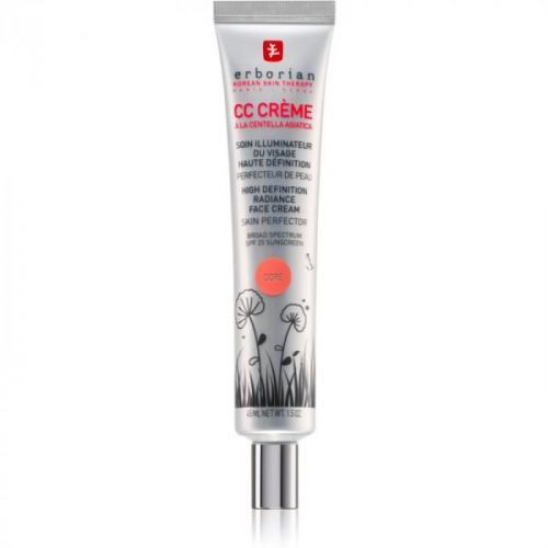 Erborian CC Crème Centella Asiatica Radiance Face Cream Skin Perfector with SPF 25 Big Package Shade Doré 45 ml